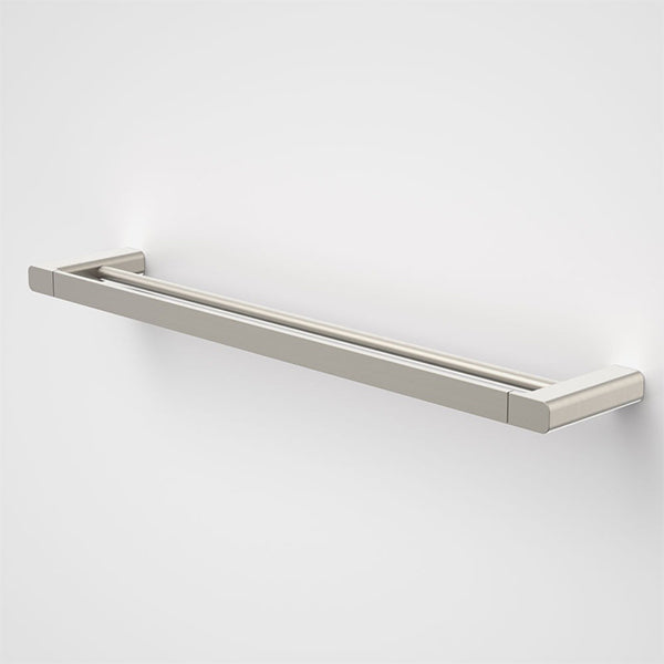 Caroma Luna Double Towel Rail Brushed Nickel