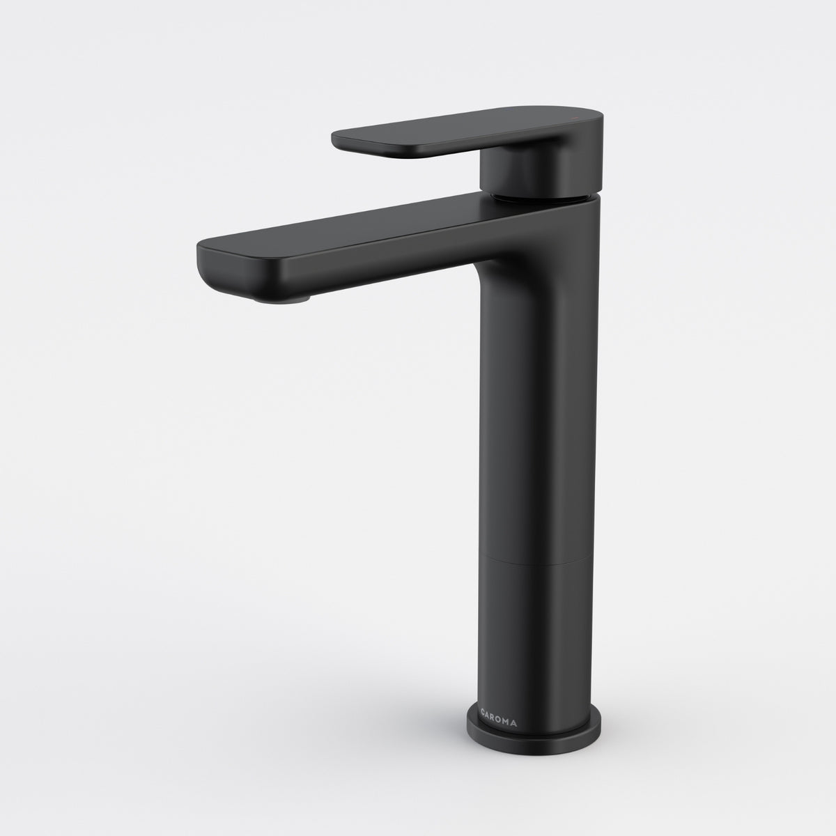 Caroma Luna II Mid Basin Mixer - Satin Black 68199BL6AF - The Blue Space