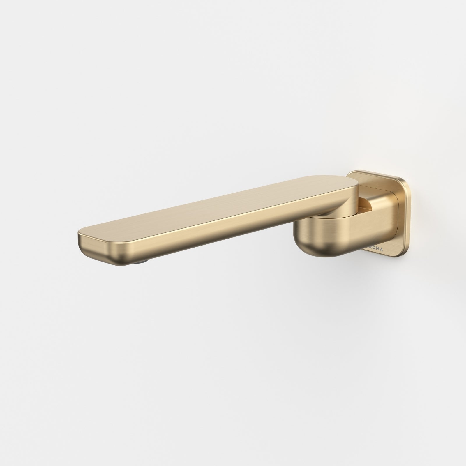 Caroma Luna II Swivel Bath Outlet 220mm - Brushed Brass 68207BB - The Blue Space