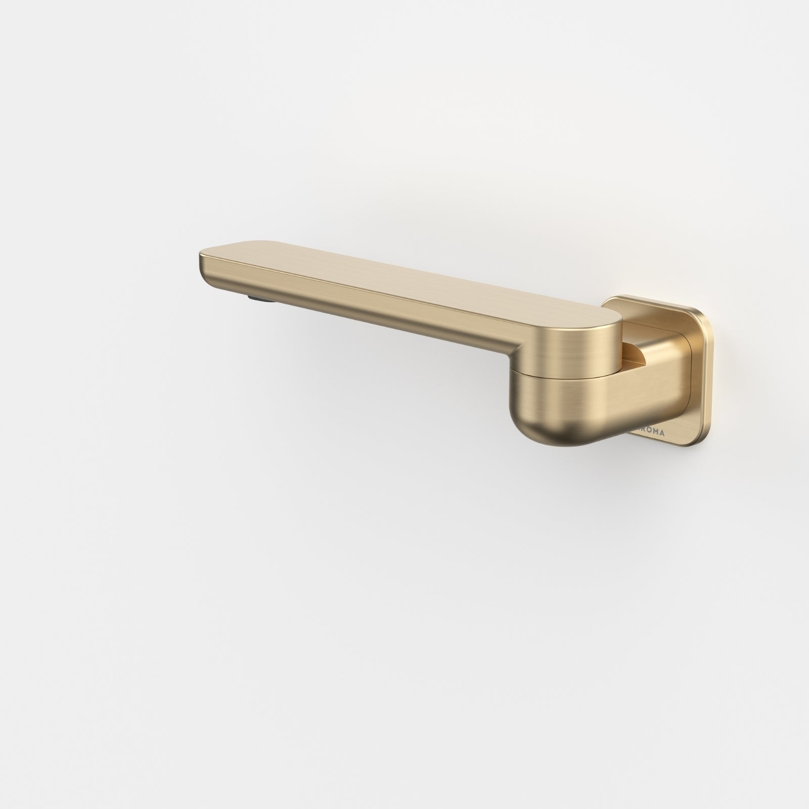 Swivel Caroma Luna II Swivel Bath Outlet 220mm - Brushed Brass 68207BB - The Blue Space