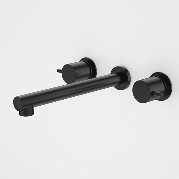 Caroma Luna Lever Bath Tap Set Satin Black - The Blue Space