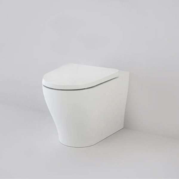 Caroma Luna Slim Cleanflush Wall Faced Toilet Pan + Seat 844905W/SU - The Blue Space