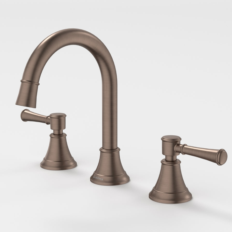 Caroma Riviere Basin Set - Brushed Bronze