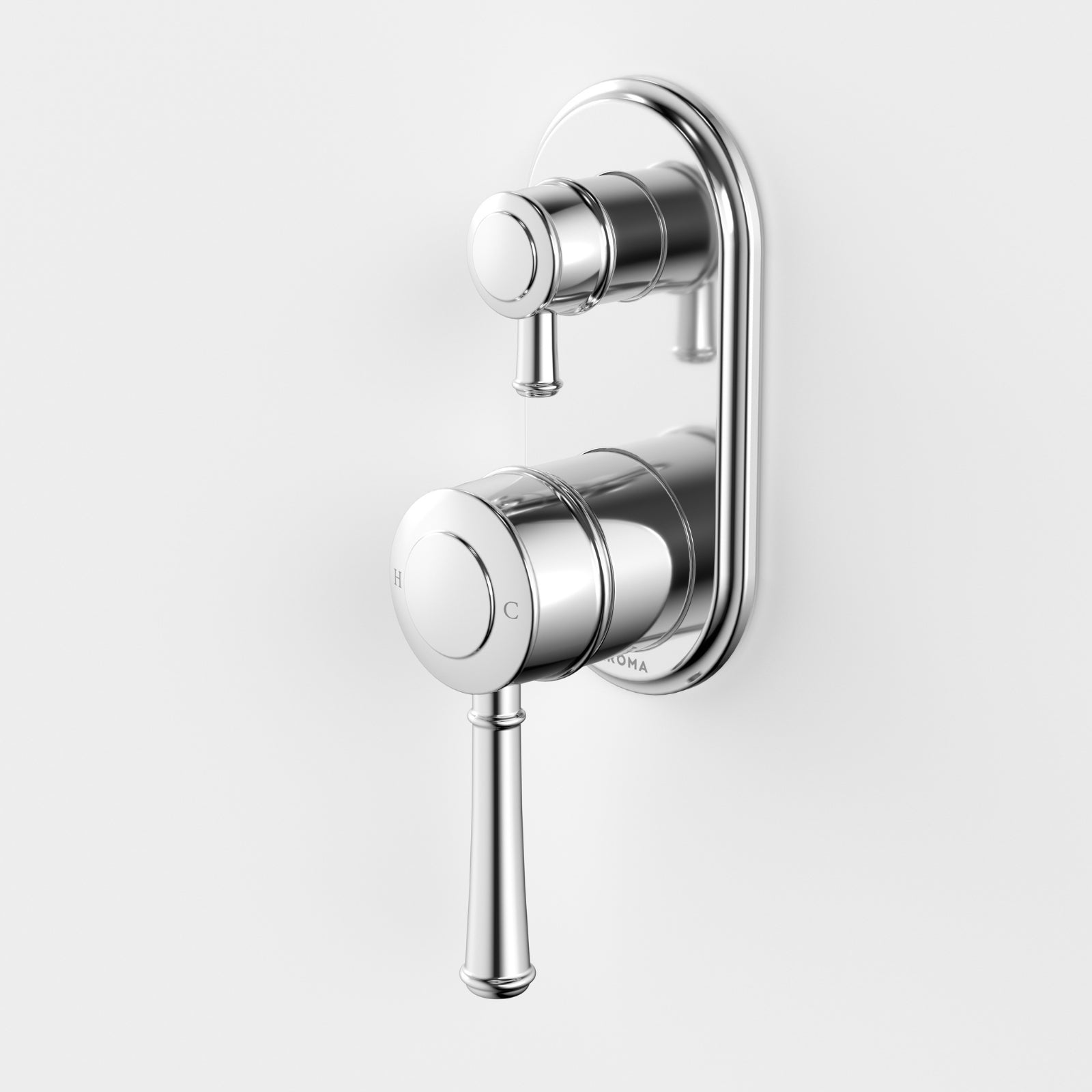 Caroma Riviere Bath Shower Mixer With Diverter - Chrome 520006C - The Blue Space