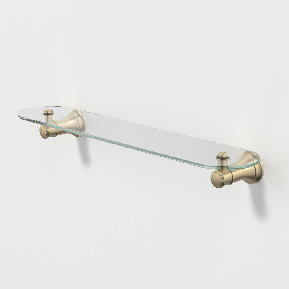 Caroma Riviere Bathroom Shelf - Brushed Brass