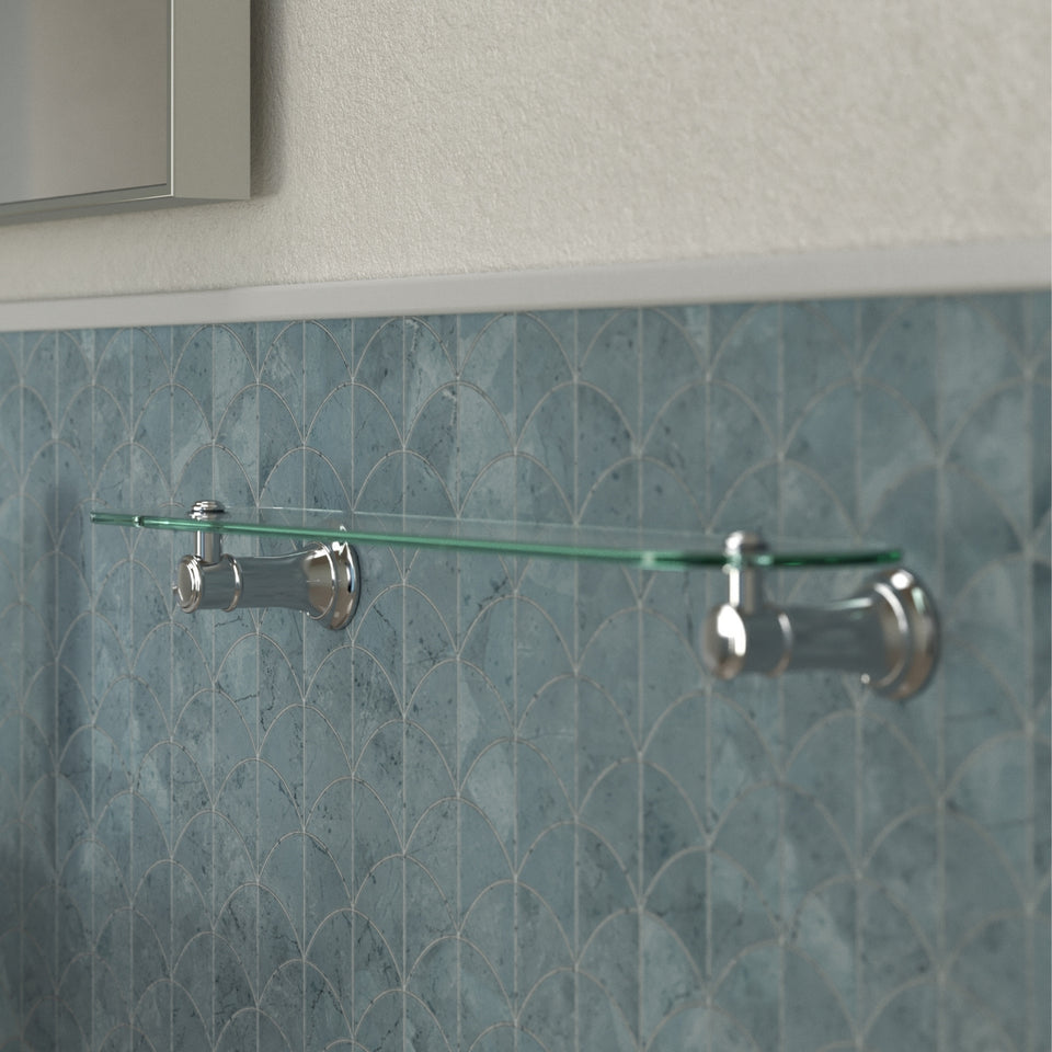Caroma Riviere Bathroom Shelf - Chrome
