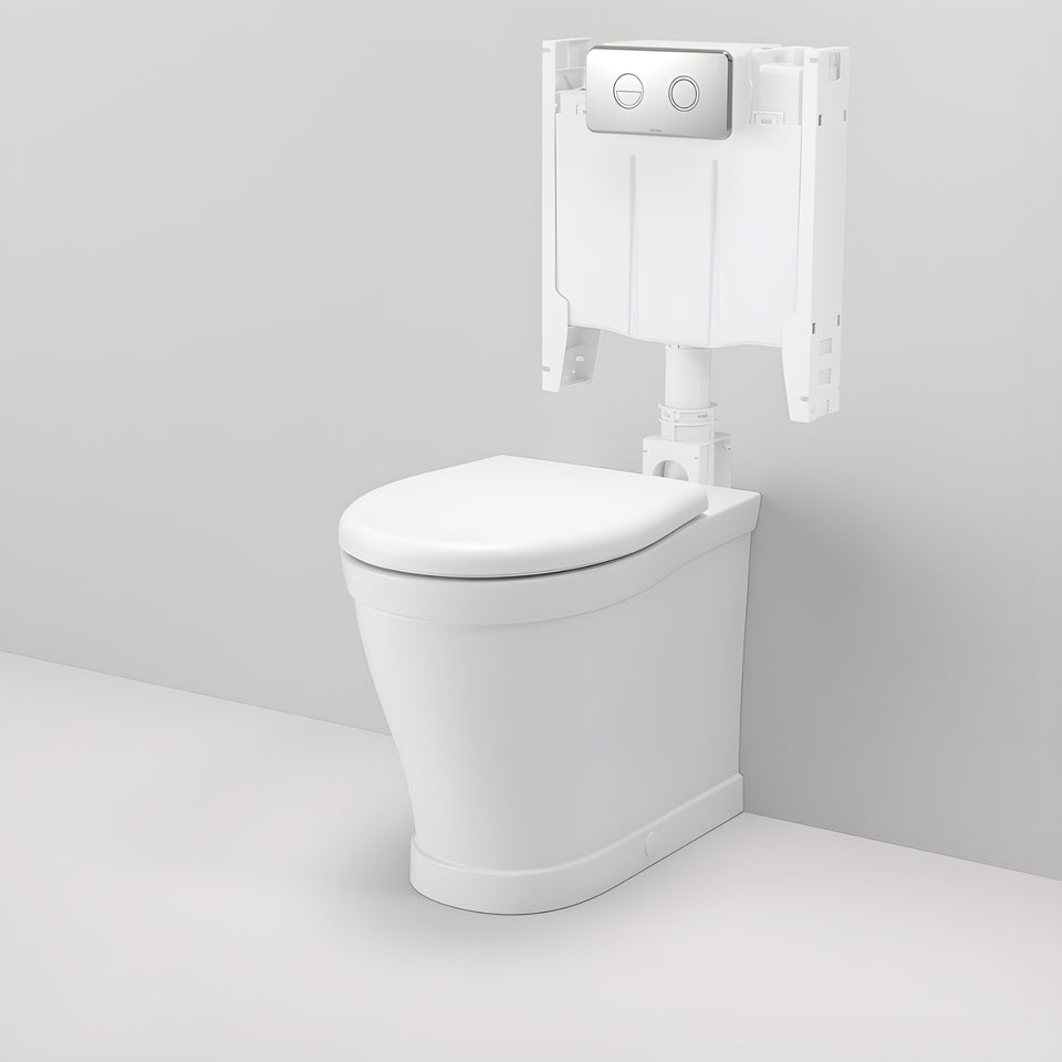 Caroma Riviere Cleanflush® Invisi Series II® Wall Faced Suite - Matte White
