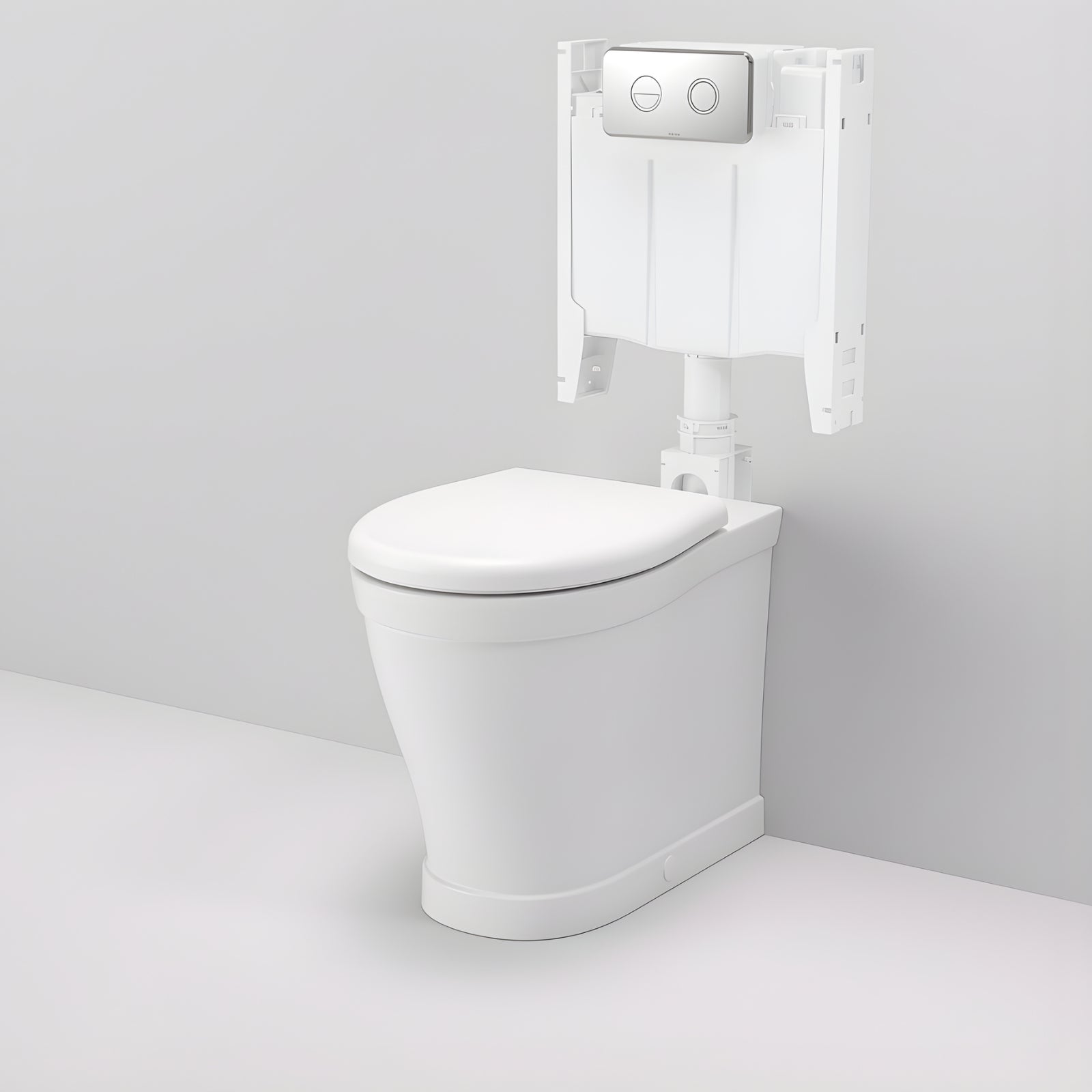 Extended Caroma Riviere Cleanflush® Invisi Series II® Wall Faced Suite - Matte White 790001MW - The Blue Space