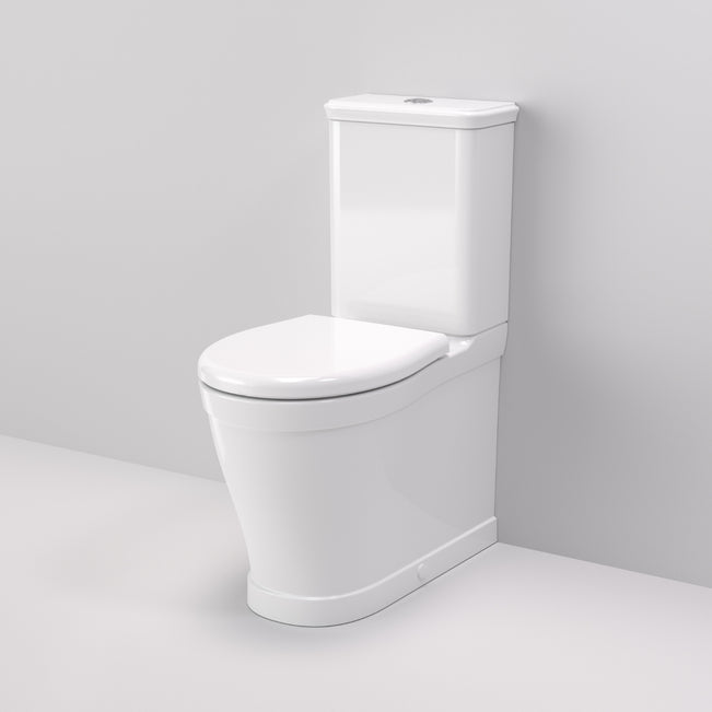 Caroma Riviere Cleanflush® Wall Faced Close Coupled Back Entry Suite - White 790003W - The Blue Space