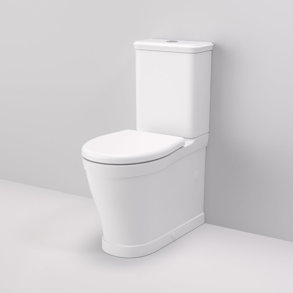 Caroma Riviere Cleanflush® Wall Faced Close Coupled Bottom Inlet Suite - Matte White