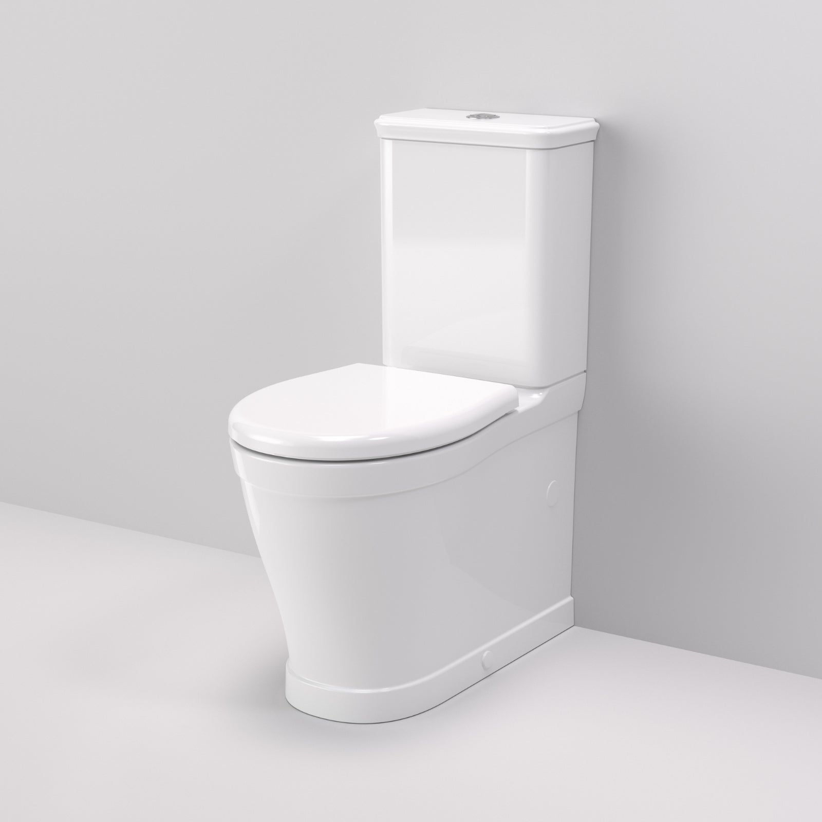 Caroma Riviere Cleanflush® Wall Faced Close Coupled Bottom Inlet Suite - White 790002W - The Blue Space
