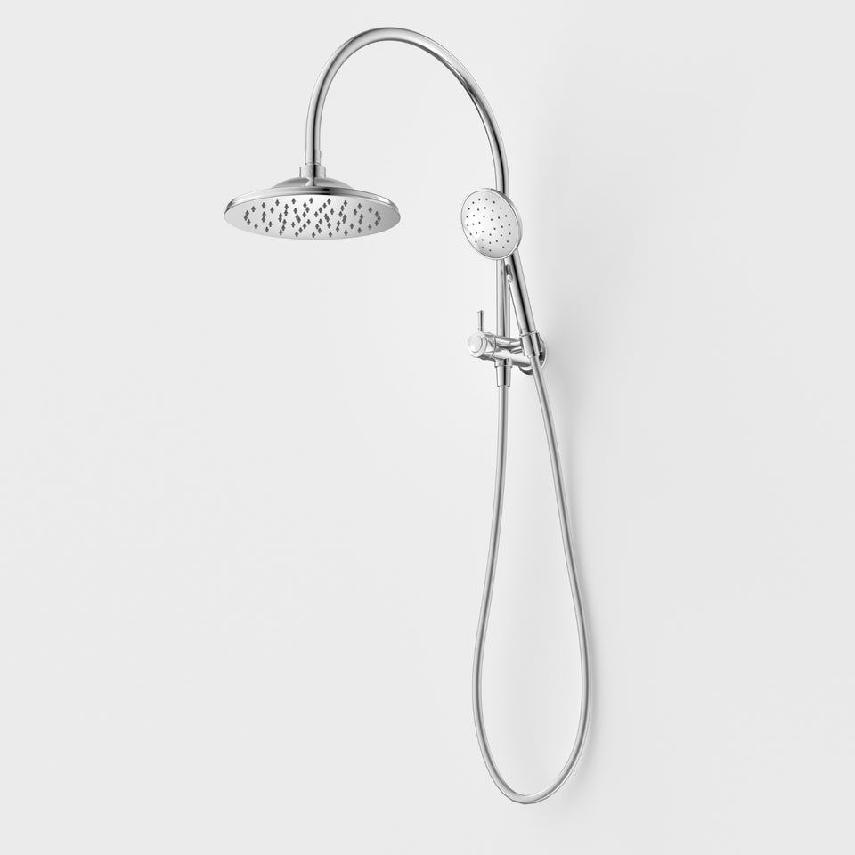 Caroma Riviere Compact Twin Shower - Chrome