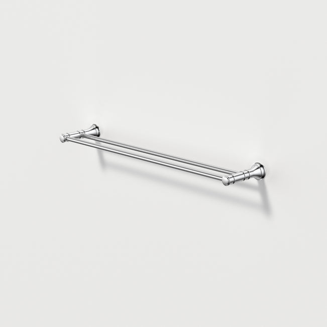 Caroma Riviere Double Towel Rail 600mm - Chrome 520035C - The Blue Space