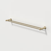 Caroma Riviere Double Towel Rail 800mm - Brushed Brass