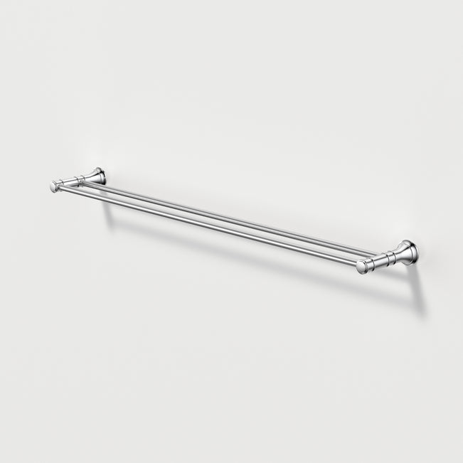 Caroma Riviere Double Towel Rail 800mm - Chrome 520037C - The Blue Space