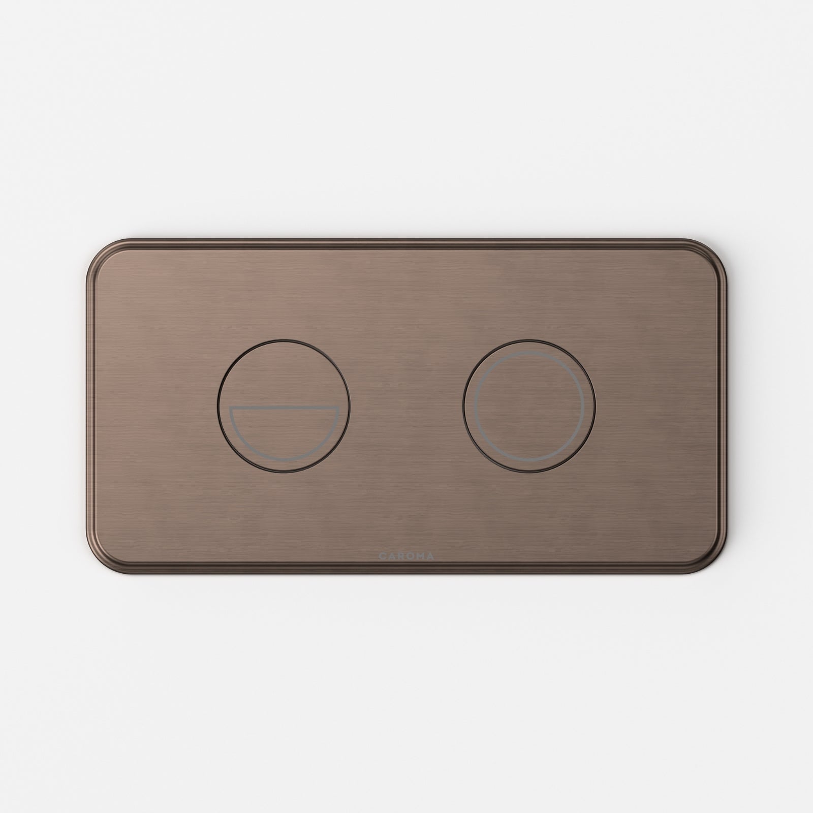 Technical Drawing Caroma Riviere Invisi® II Series Button - Brushed Bronze 48002BBZ - The Blue Space