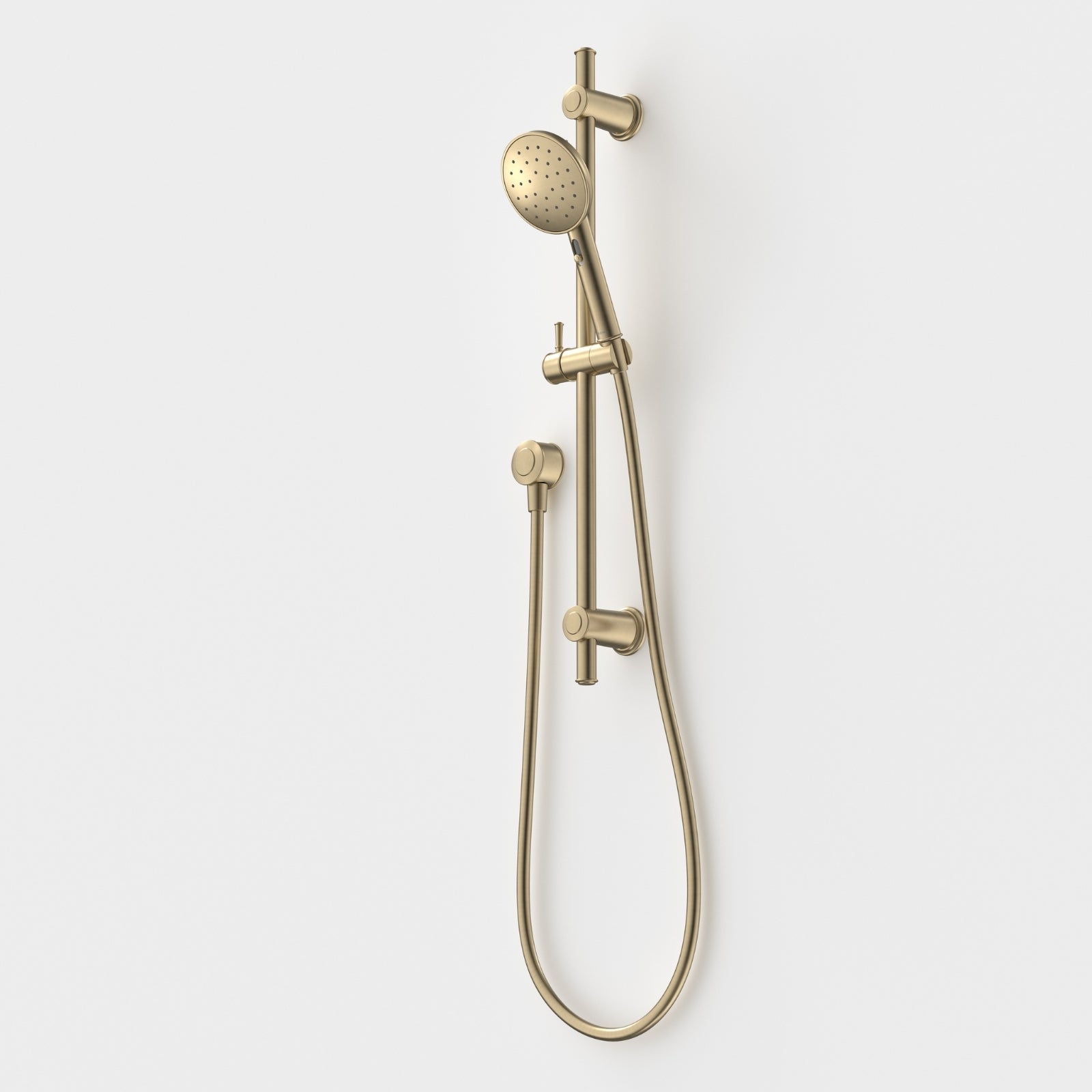 Caroma Riviere Rail Shower - Brushed Brass 520042BB4A - The Blue Space