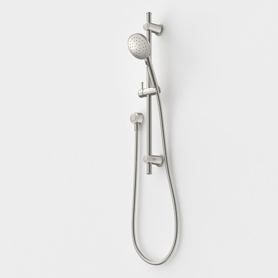 Caroma Riviere Rail Shower - Brushed Nickel