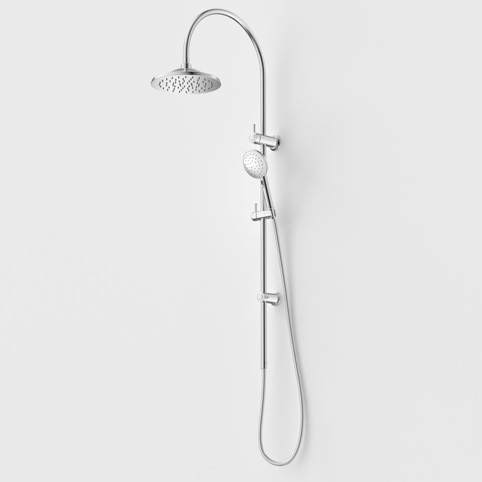 Caroma Riviere Rail Shower with Overhead - Chrome