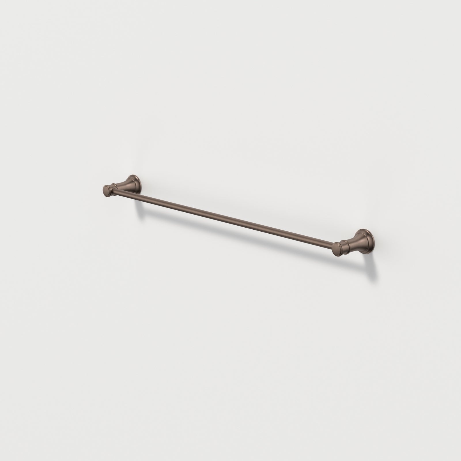 Caroma Riviere Single Towel Rail 600mm - Brushed Bronze 520034BBZ - The Blue Space