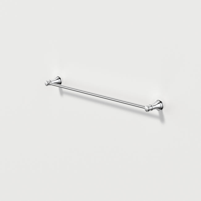 Caroma Riviere Single Towel Rail 600mm - Chrome 520034C - The Blue Space