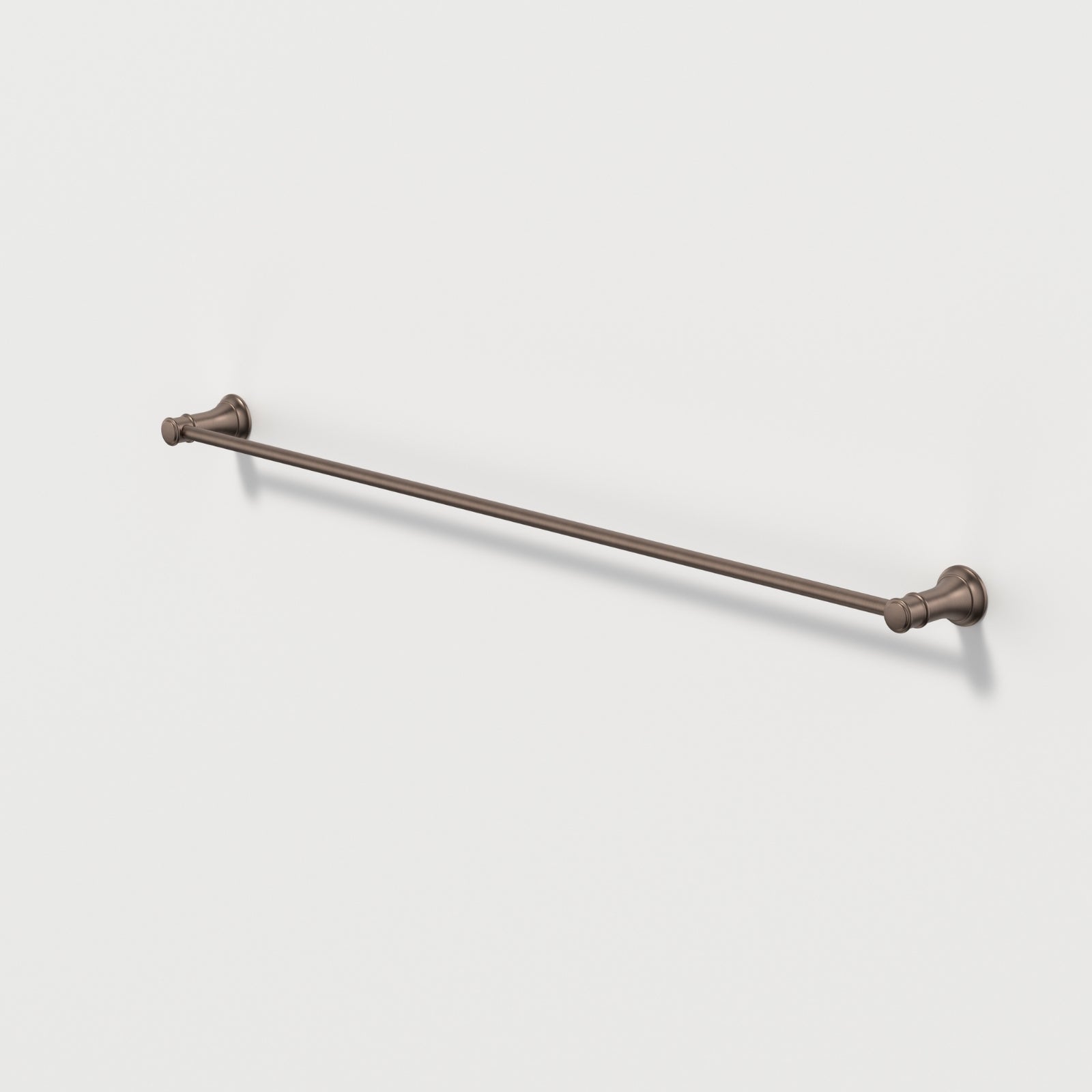 Caroma Riviere Single Towel Rail 800mm - Brushed Bronze 520036BBZ - The Blue Space