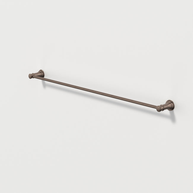 Caroma Riviere Single Towel Rail 800mm - Brushed Bronze 520036BBZ - The Blue Space