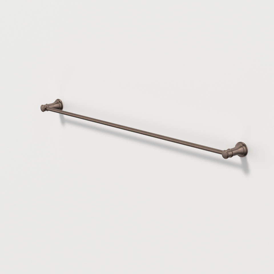 Caroma Riviere Single Towel Rail 800mm - Brushed Bronze