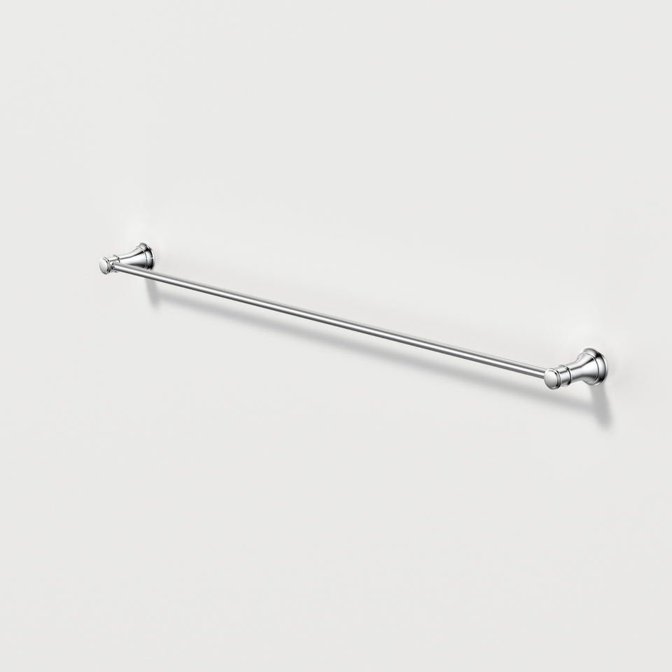 Caroma Riviere Single Towel Rail 800mm - Chrome