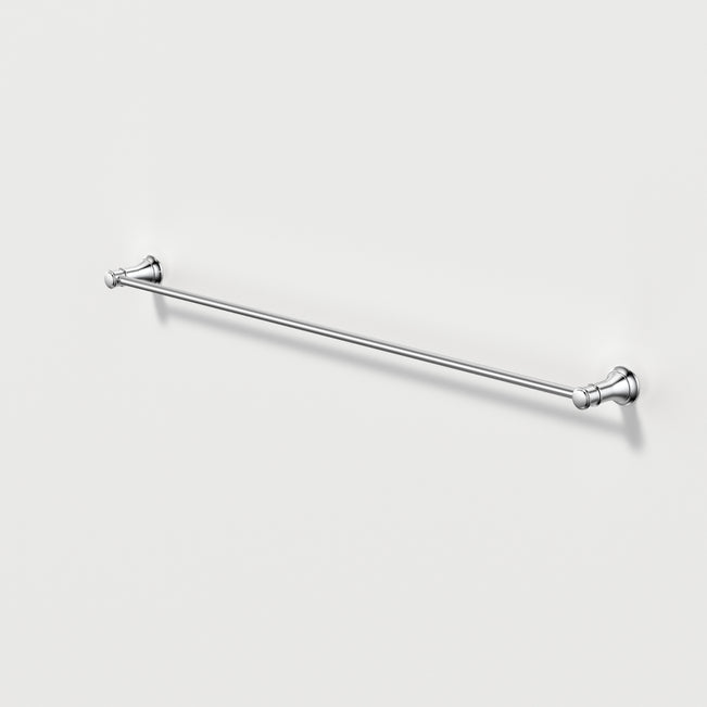 Caroma Riviere Single Towel Rail 800mm - Chrome 520036C - The Blue Space