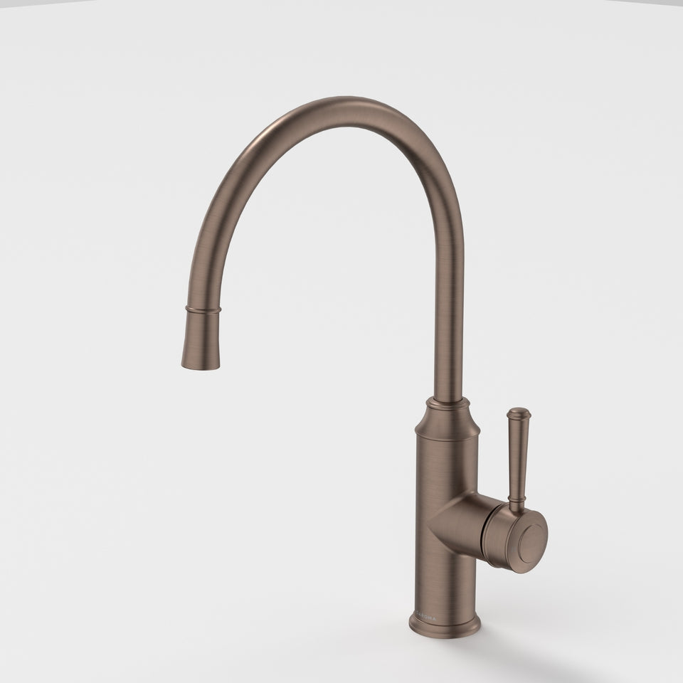 Caroma Riviere Sink Mixer - Brushed Bronze