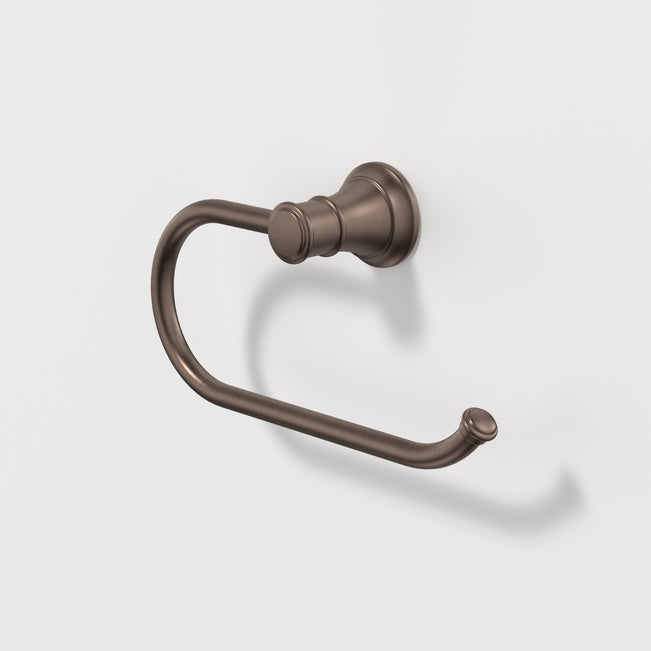 Caroma Riviere Toilet Roll Holder - Brushed Bronze 520030BBZ - The Blue Space