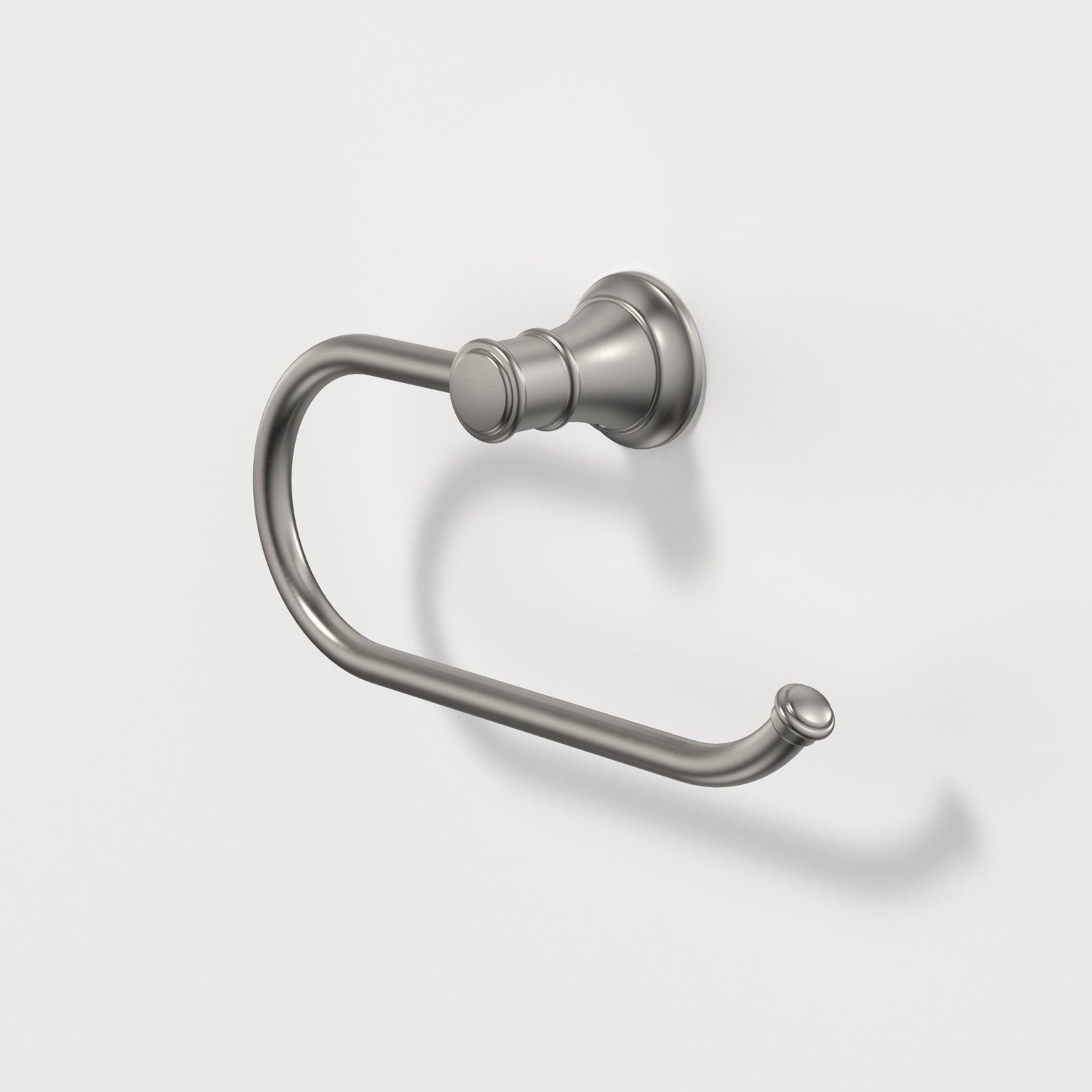 Caroma Riviere Toilet Roll Holder - Brushed Nickel 520030BN - The Blue Space