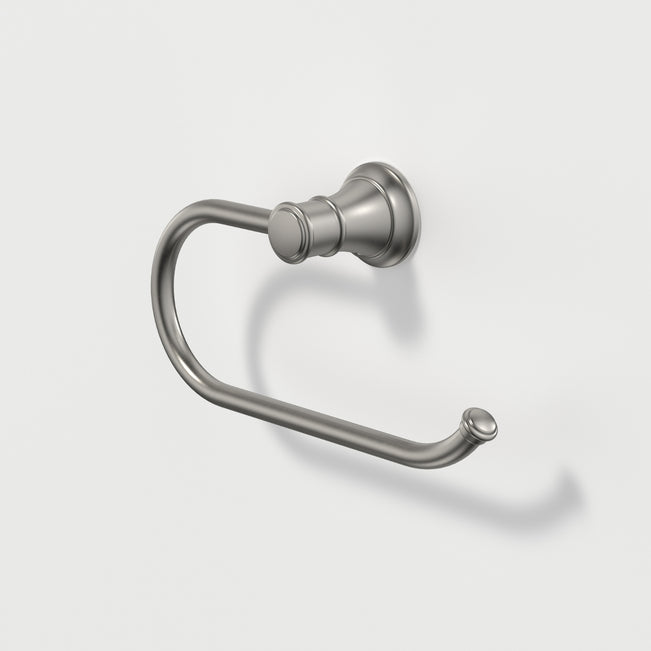 Caroma Riviere Toilet Roll Holder - Brushed Nickel 520030BN - The Blue Space