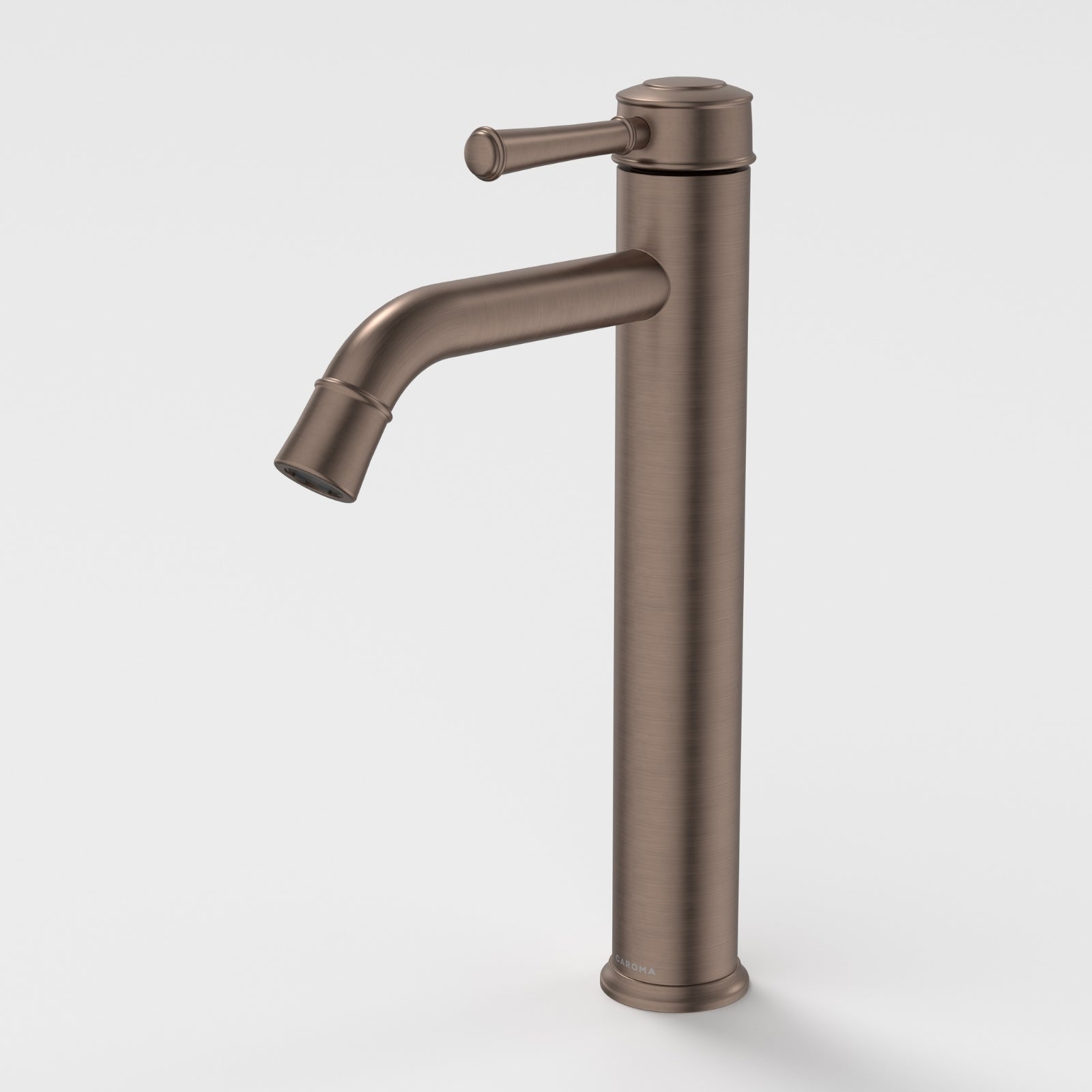 Caroma Riviere Tower Basin Mixer - Brushed Bronze 520003BBZ6AF - The Blue Space