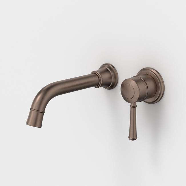 Caroma Riviere Wall Basin Bath Mixer 175mm - Brushed Bronze 520009BBZ6AF - The Blue Space