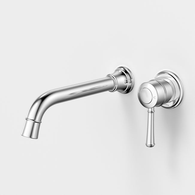 Caroma Riviere Wall Basin Bath Mixer 210mm - Chrome 520010C6AF - The Blue Space