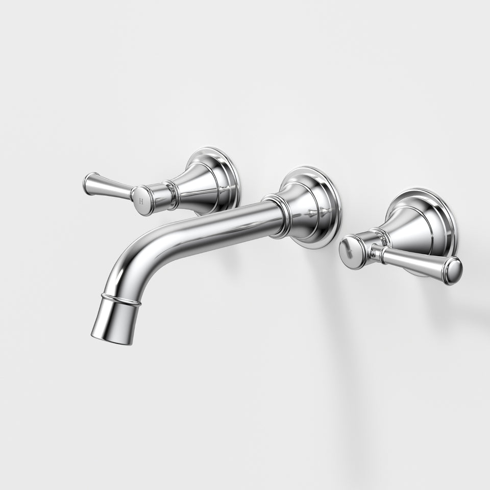 Caroma Riviere Wall Basin/Bath Set 175mm - Chrome