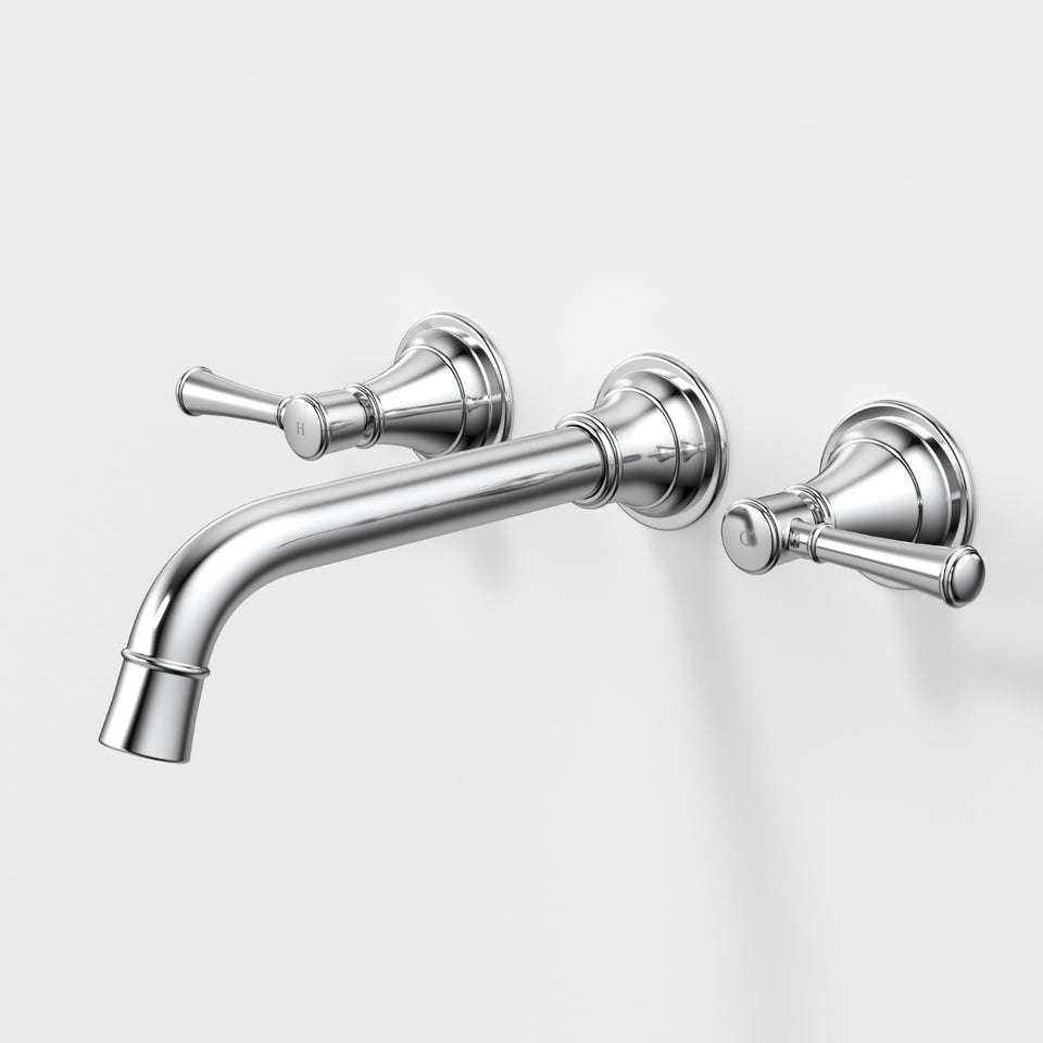Caroma Riviere Wall Basin/Bath Set 210mm - Chrome