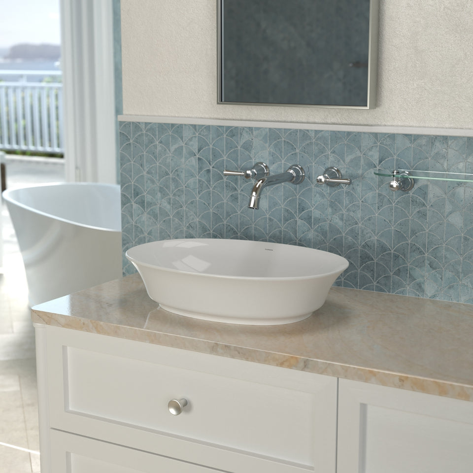 Caroma Riviere Wall Basin/Bath Set 210mm - Chrome