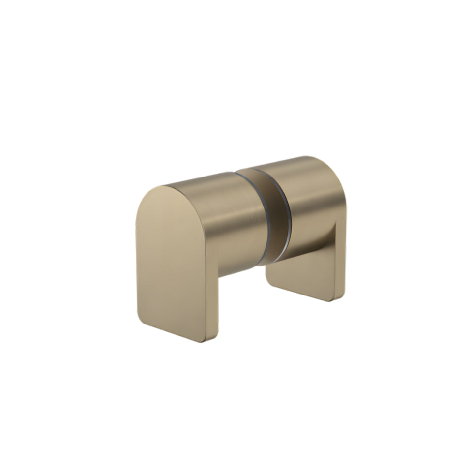 Caroma Shower Door Lever Handle Brushed Brass