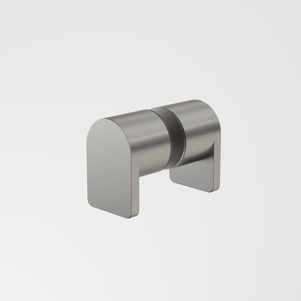 Caroma Shower Door Lever Handle Brushed Nickel