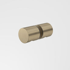 Caroma Shower Door Round Knob Brushed Brass 99451BB - The Blue Space