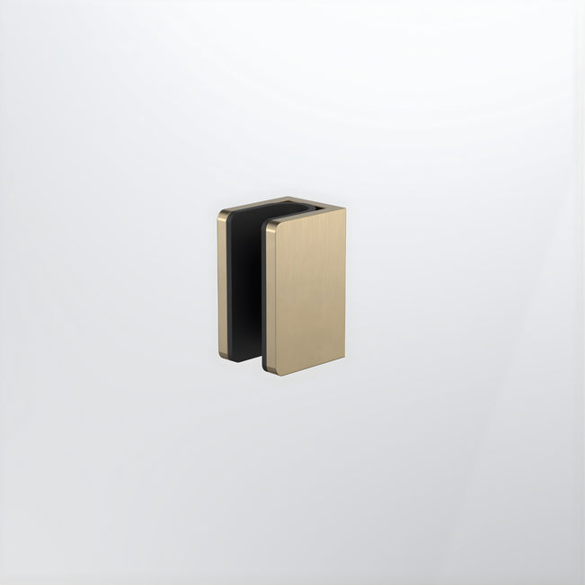 Caroma Shower Glass U Bracket Brushed Brass 14228001BB - The Blue Space