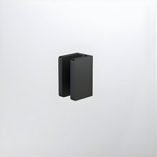 Caroma Shower Glass U Bracket Matte Black 14228001B - The Blue Space