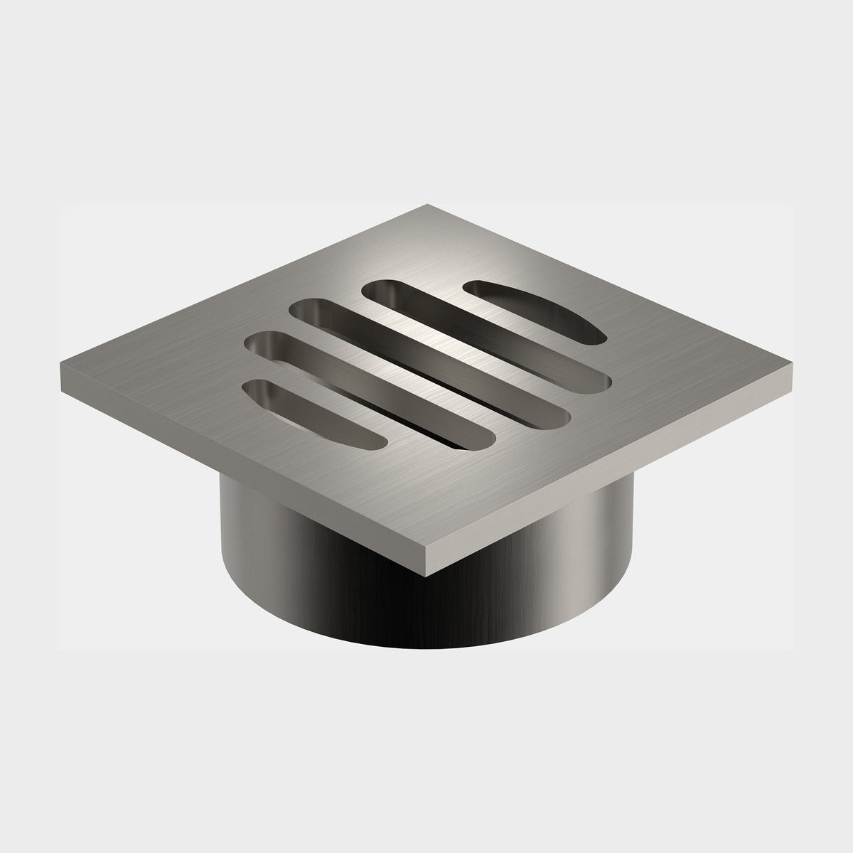 Caroma Square Floor Waste 50mm Outlet - Brushed Nickel 12975088BN - The Blue Space