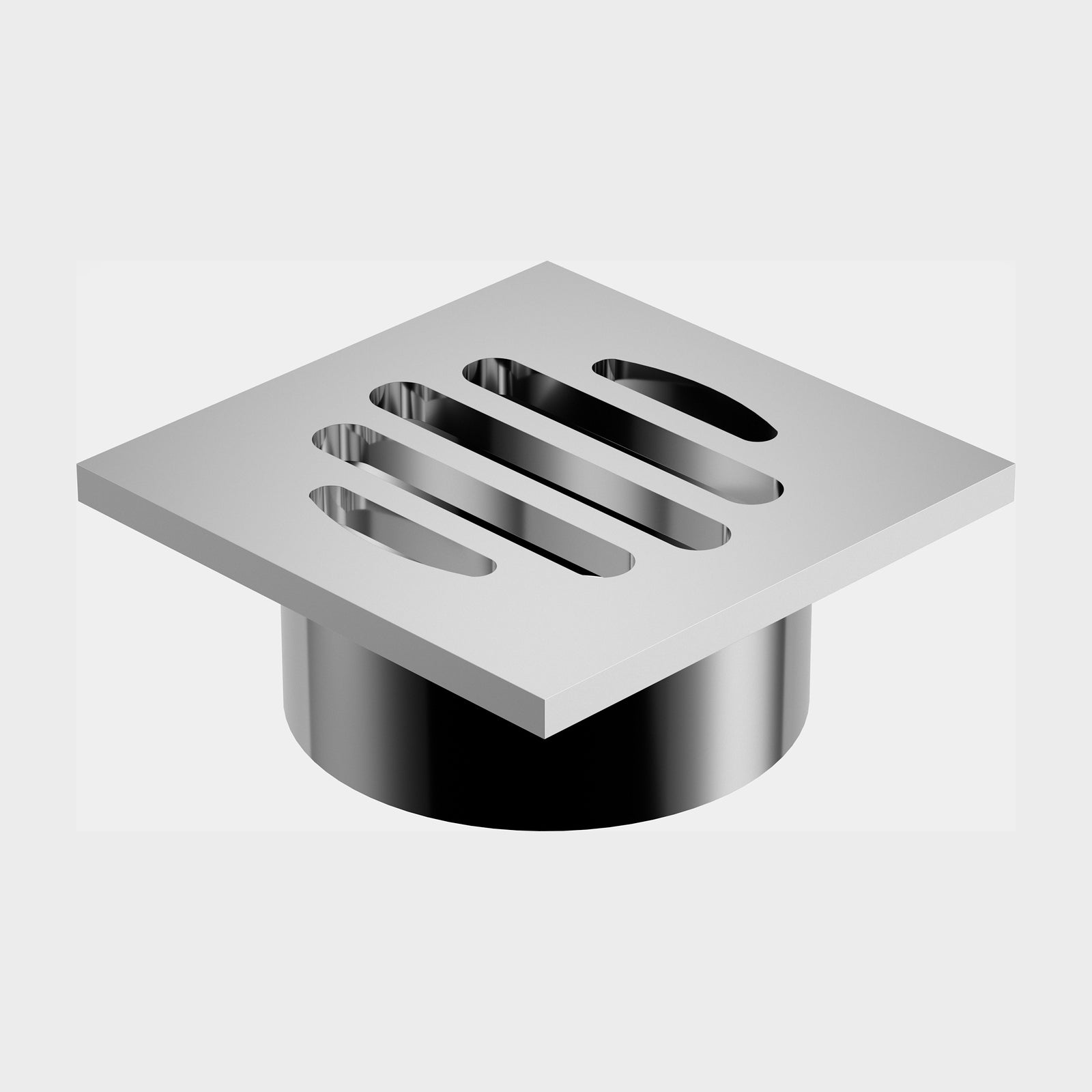 Caroma Square Floor Waste 50mm Outlet - Chrome 12975088C - The Blue Space