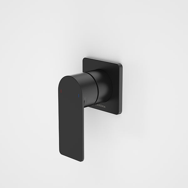 Caroma Tapware Urbane II Bath/Shower Mixer Square Matte Black - The Blue Space