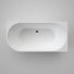 Top Caroma URBANE II 1500 Right Hand Corner Back To Wall Bath with Overflow UII5RHCWOF - The Blue Space