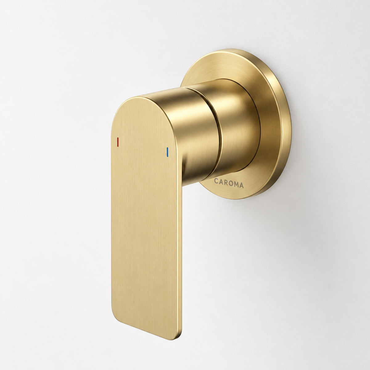 Caroma Urbane II Bath/Shower Mixer Round Brushed Brass 99648BB - The Blue Space